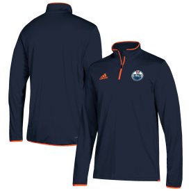 Edmonton Oilers  adidas 1/4 Zip Pullover Jacket